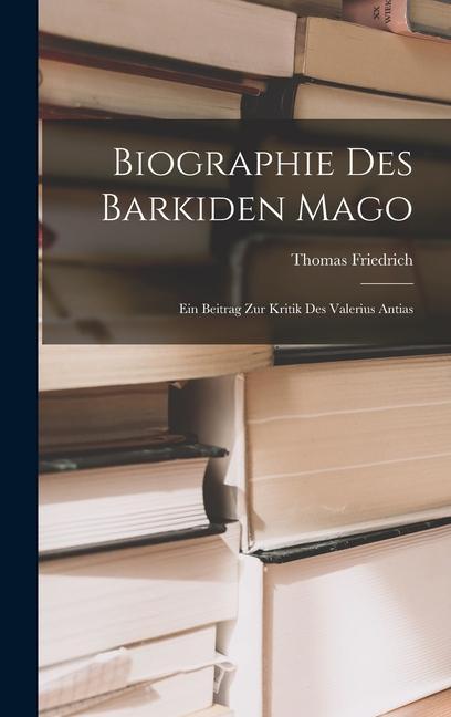 Vorderes Coverbild Biographie des Barkiden Mago
