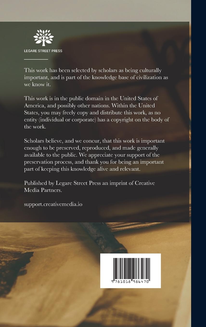 Rückseitencover The Poetical Remains of the Late Dr. John Leyden, With Memoirs of his Life