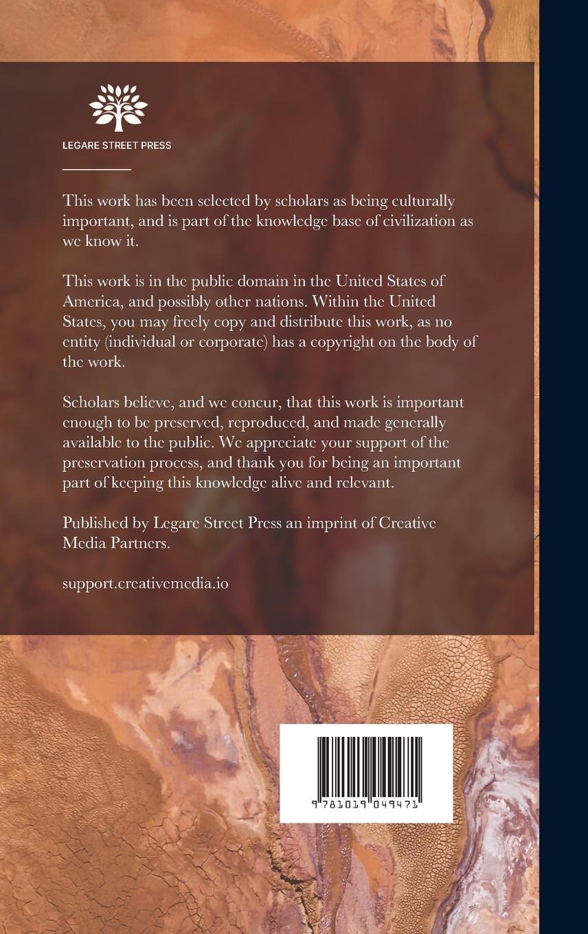 Rückseitencover America in Spitsbergen: The Romance of an Arctic Coal-Mine, With an Introduction Relating the History and Describing the Land and the Flora an