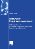 Vorderes Coverbild Hochwasser-Katastrophenmanagement