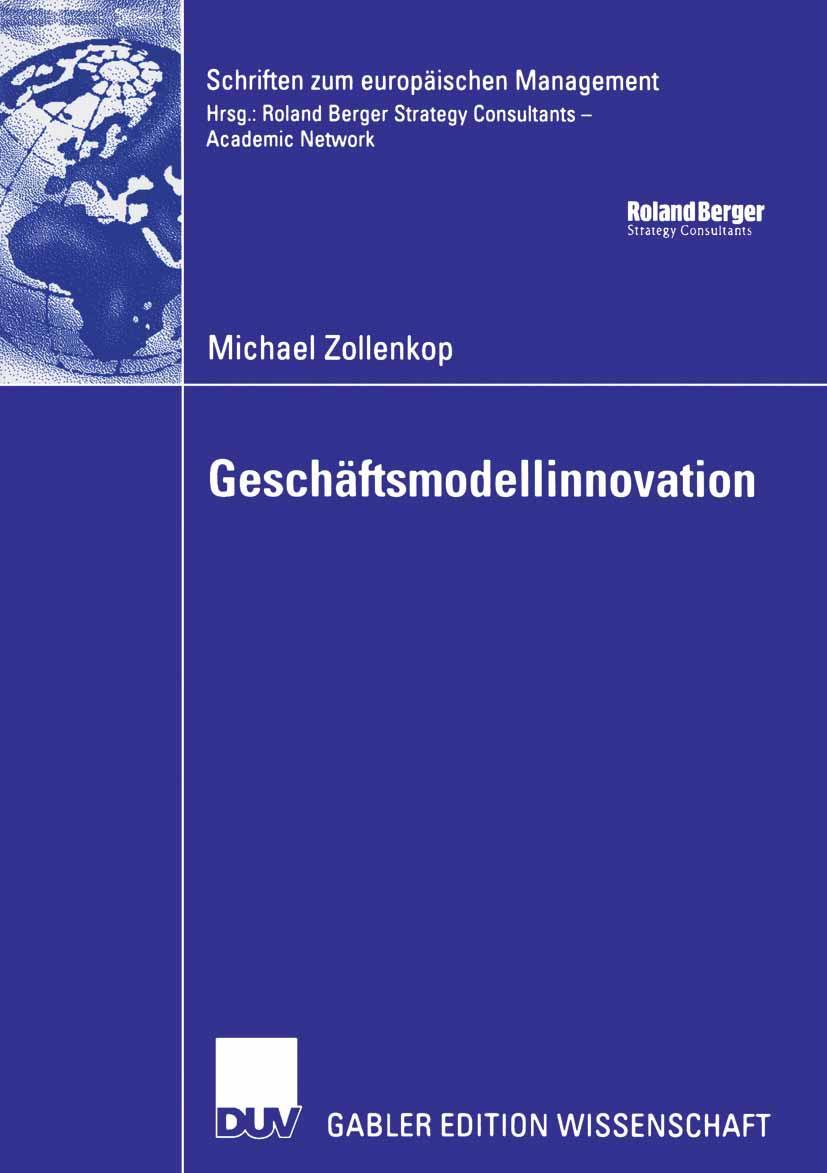 Vorderes Coverbild Geschäftsmodellinnovation
