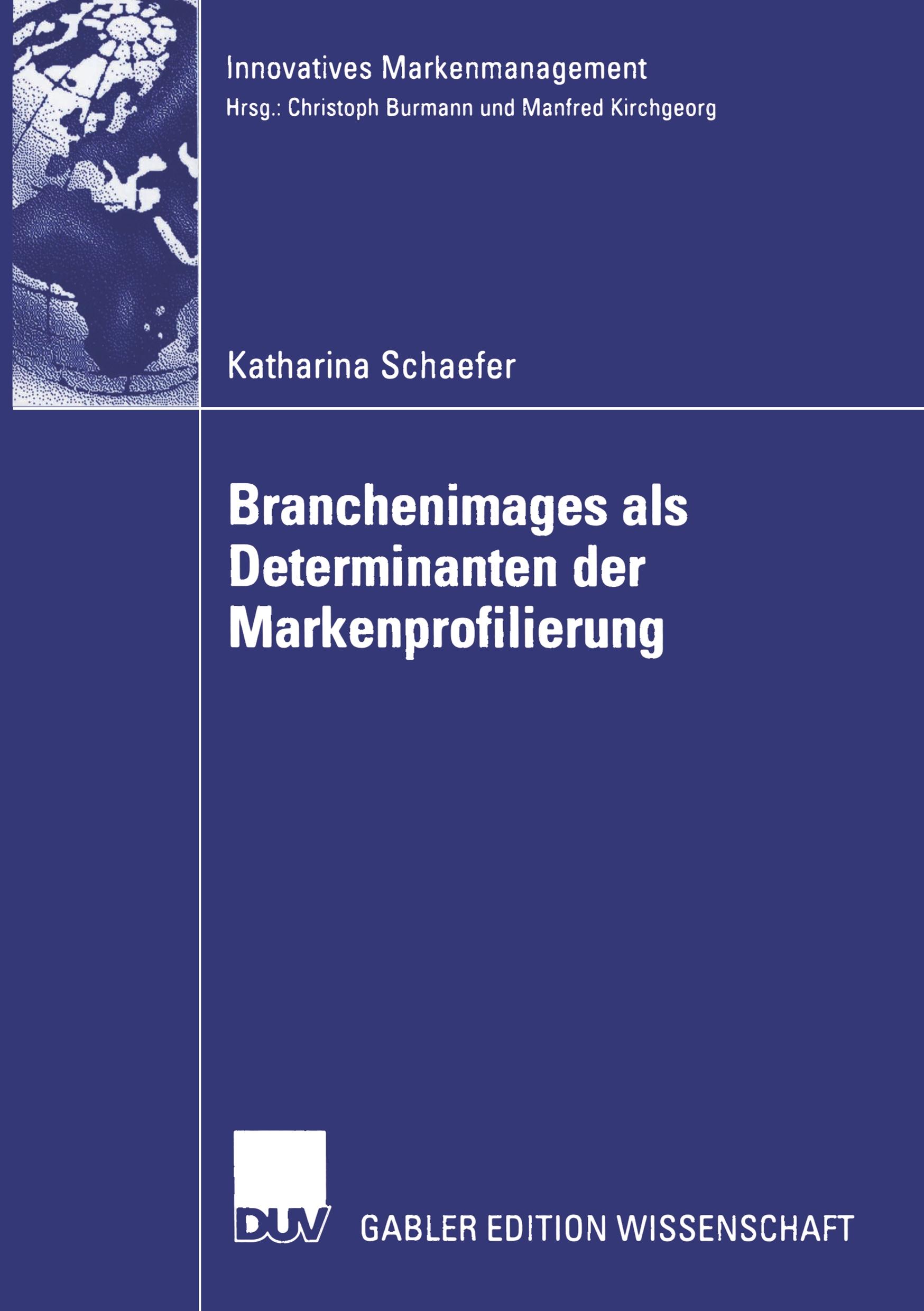 Vorderes Coverbild Branchenimages als Determinanten der Markenprofilierung