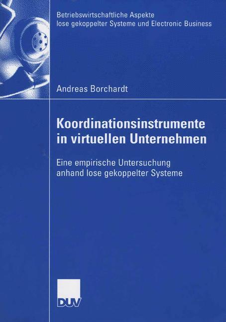 Vorderes Coverbild Koordinationsinstrumente in virtuellen Unternehmen