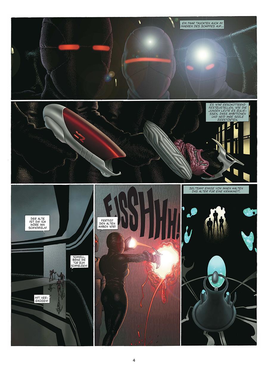 Beispielinhalt (Bild) Die Techno-Väter. Doppelband 3 + 4