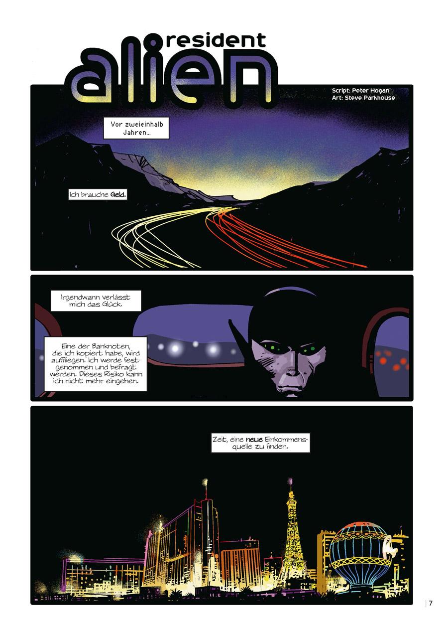 Beispielinhalt (Bild) Resident Alien. Band 3