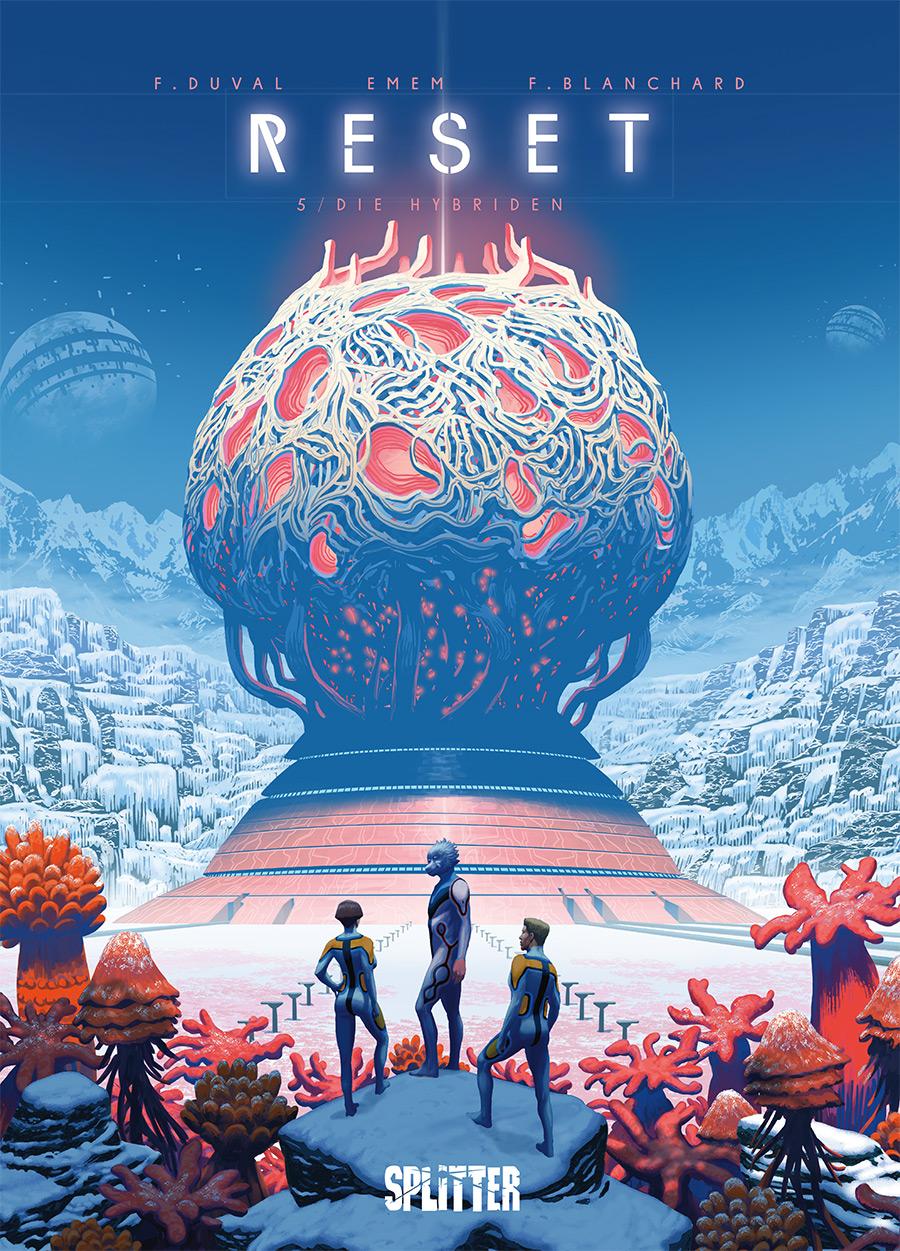 Vorderes Coverbild Reset. Band 5