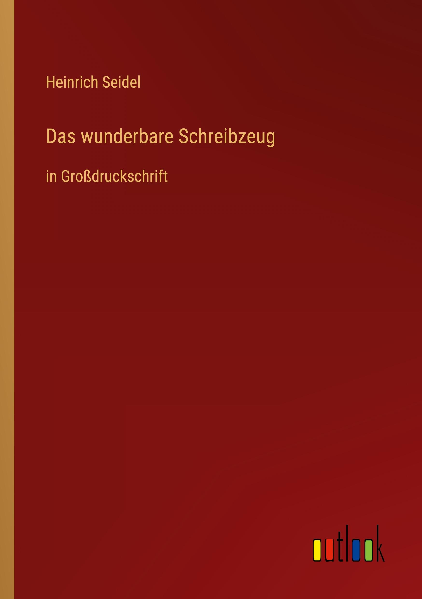 Vorderes Coverbild Das wunderbare Schreibzeug