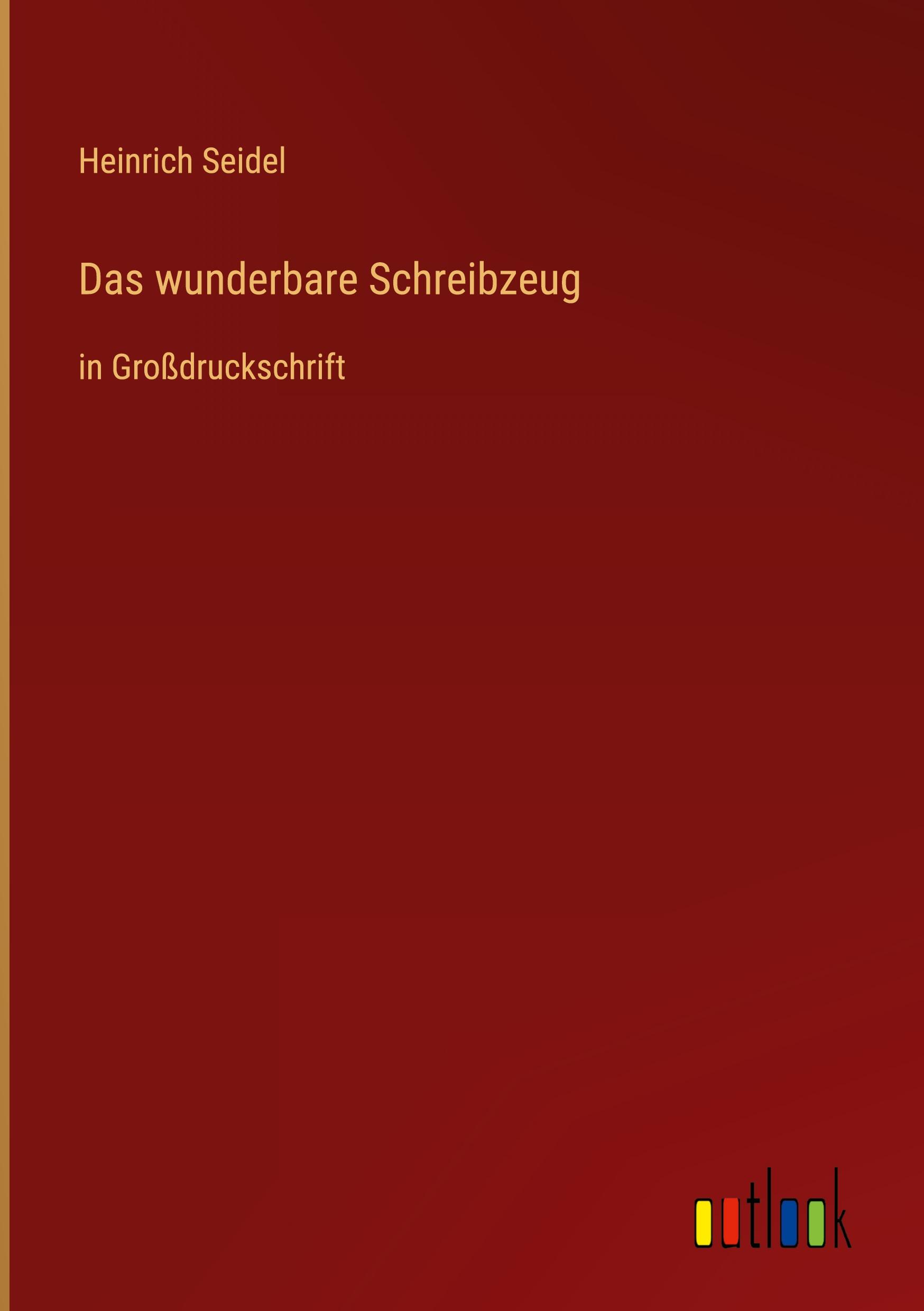 Vorderes Coverbild Das wunderbare Schreibzeug