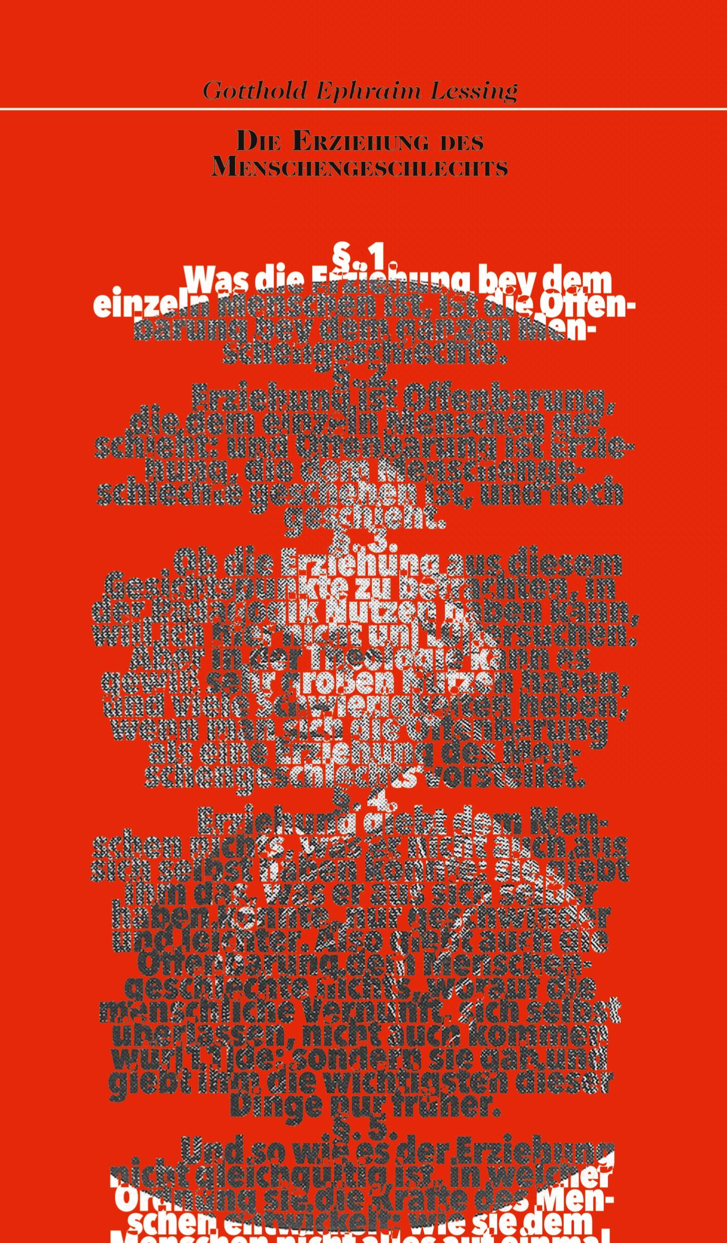 Vorderes Coverbild Die Erziehung des Menschengeschlechts