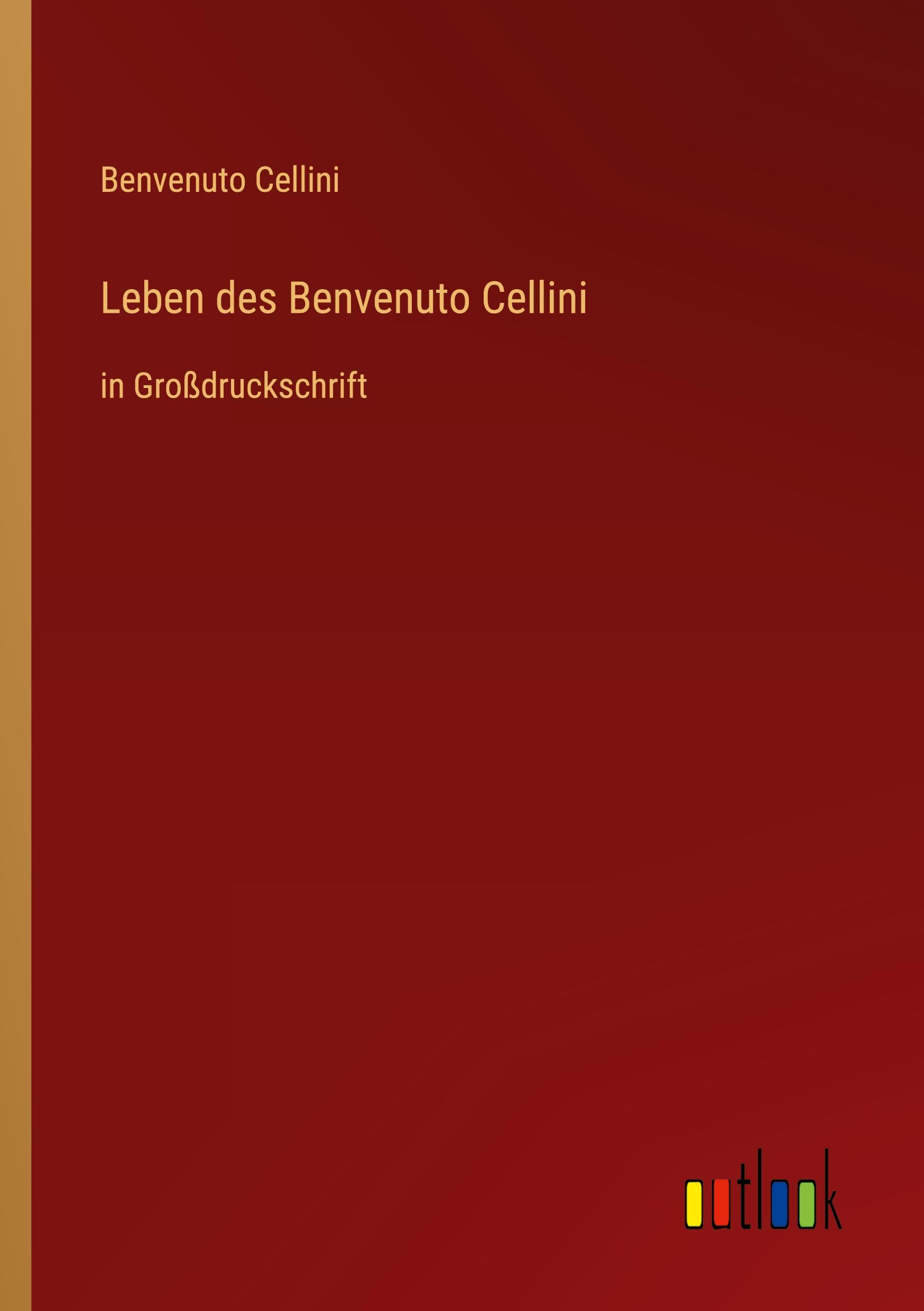 Vorderes Coverbild Leben des Benvenuto Cellini
