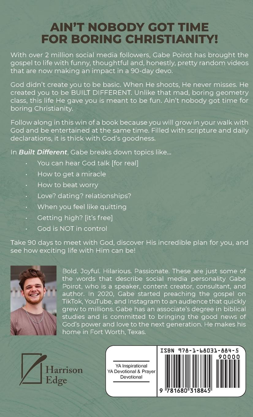 Rückseitencover Built Different