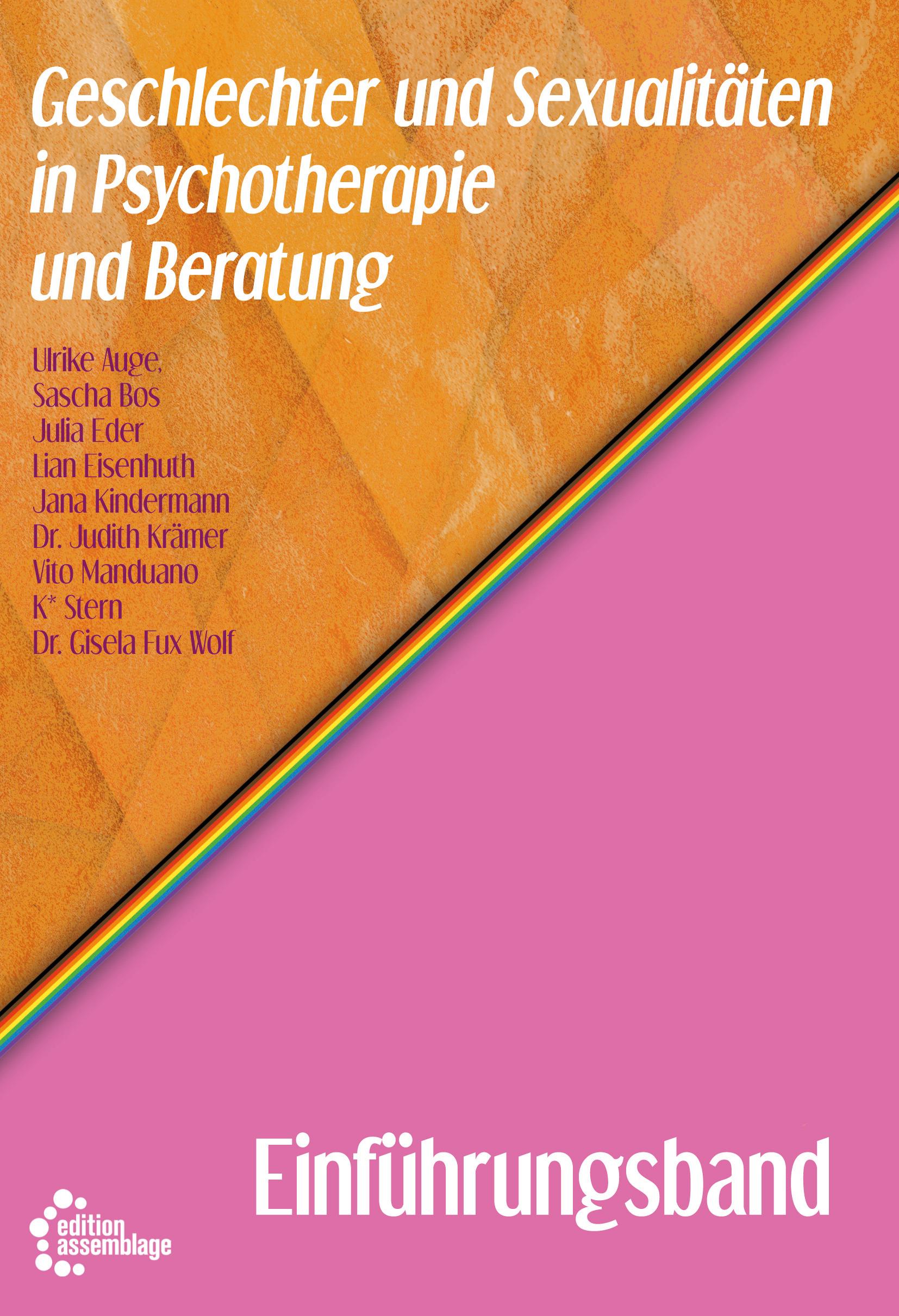 Vorderes Coverbild Geschlechter und Sexualitäten in Psychotherapie und Beratung - Einführungsband