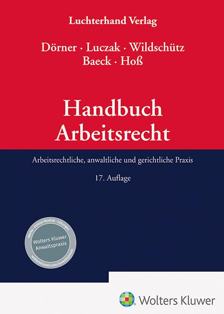 Vorderes Coverbild Handbuch des Arbeitsrechts