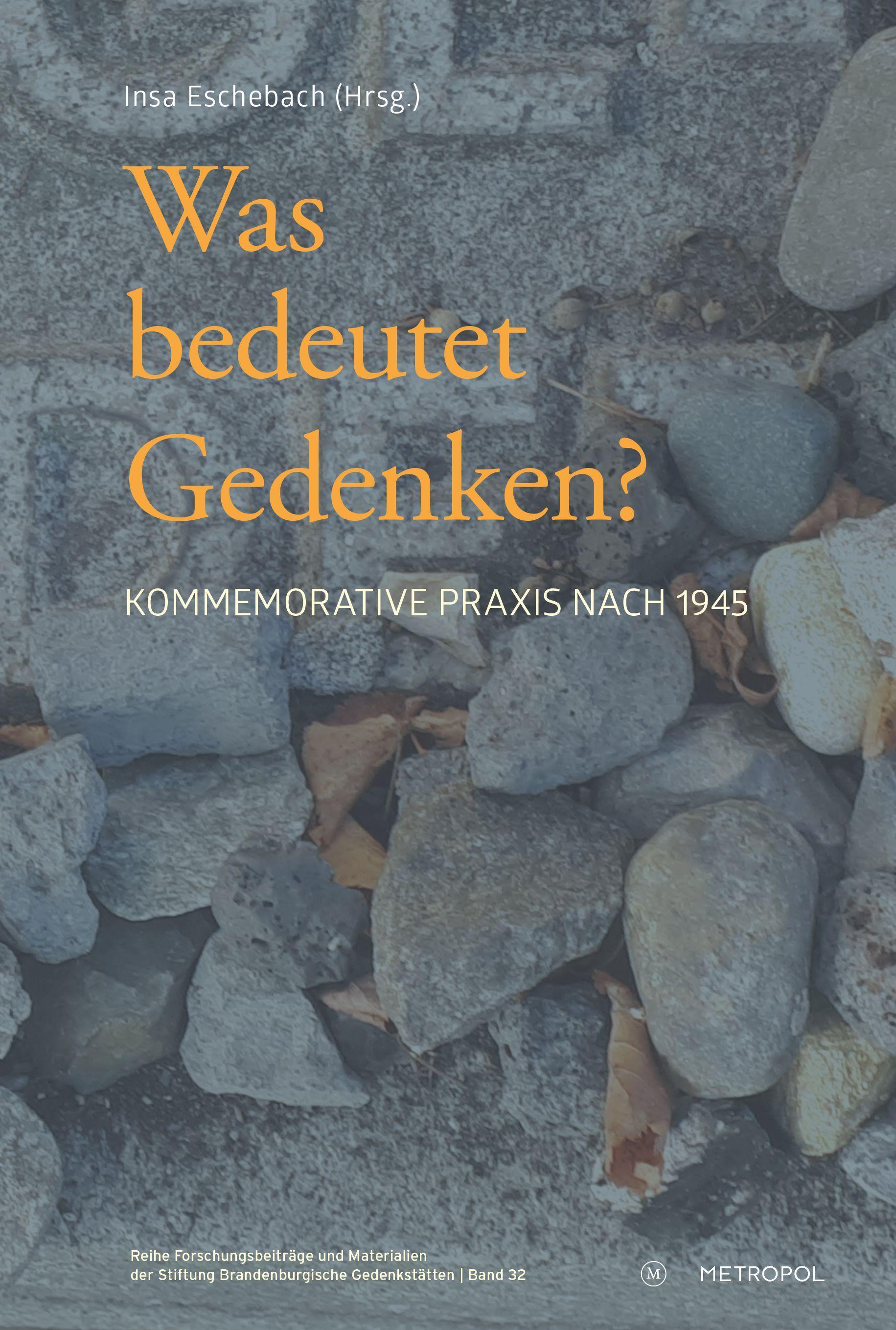 Vorderes Coverbild Was bedeutet Gedenken?