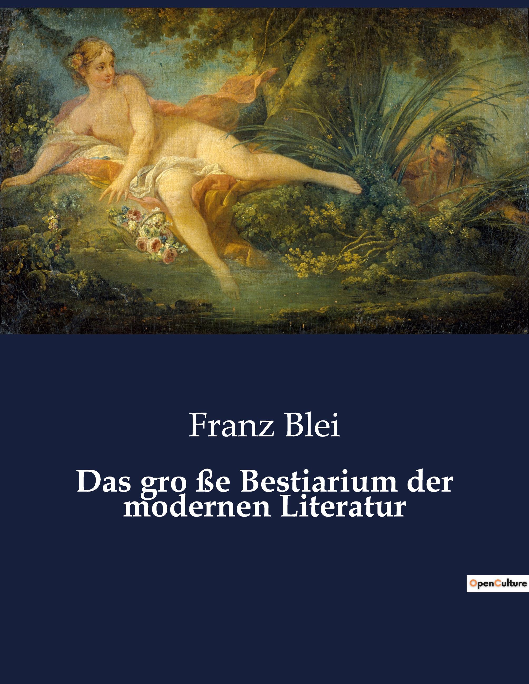 Vorderes Coverbild Das gro ße Bestiarium der modernen Literatur