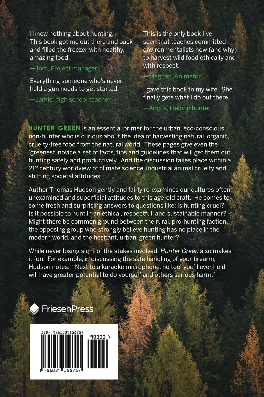 Rückseitencover Hunter Green