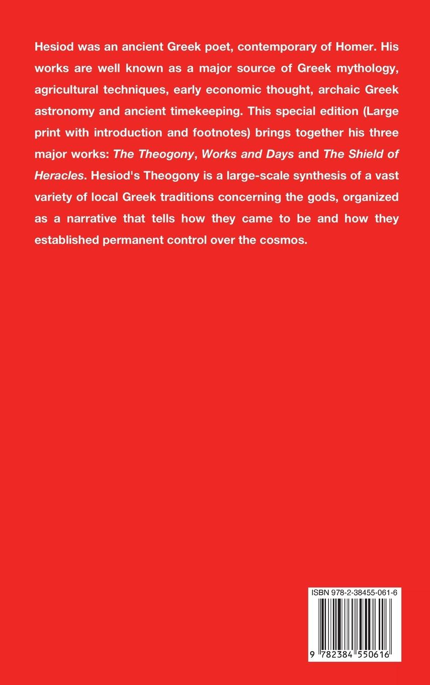 Rückseitencover The Theogony, Works and Days, The Shield of Heracles
