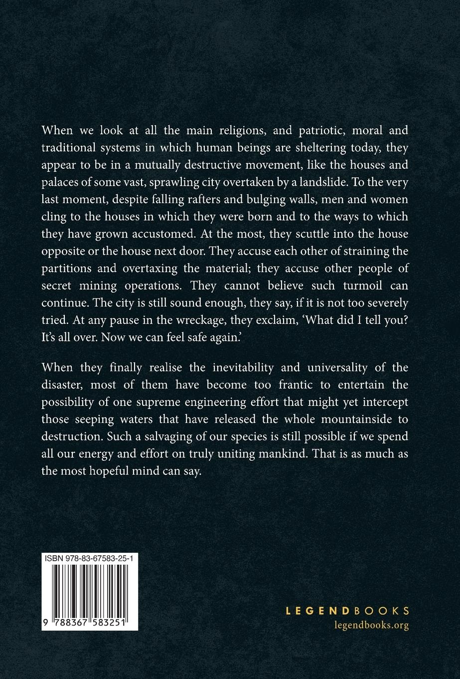 Rückseitencover The Fate of Homo Sapiens