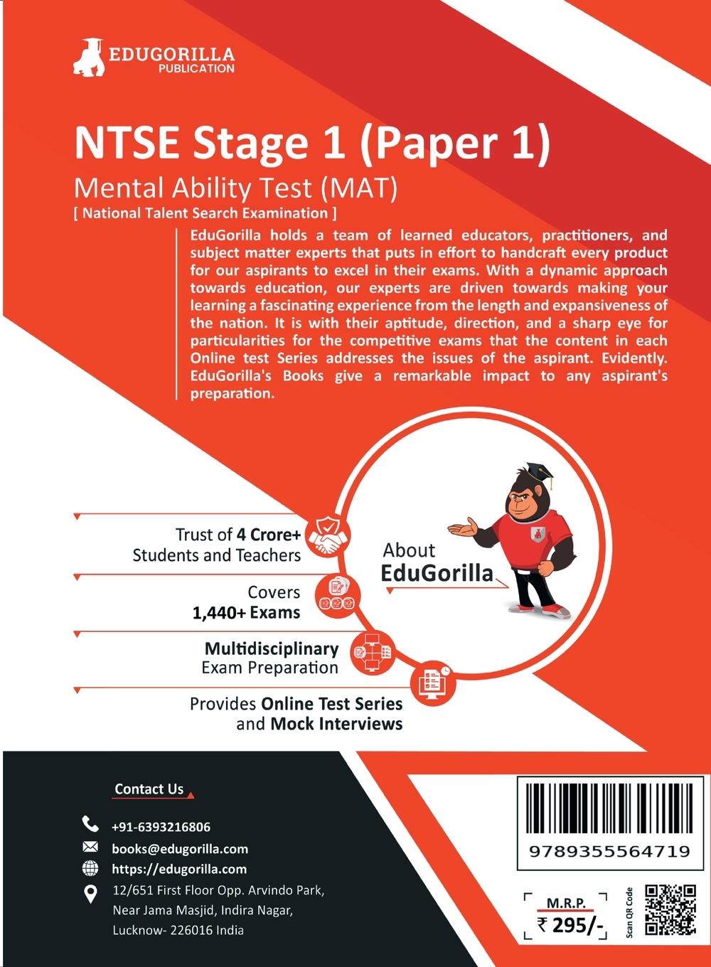 Rückseitencover NTSE Stage 1 Paper 1