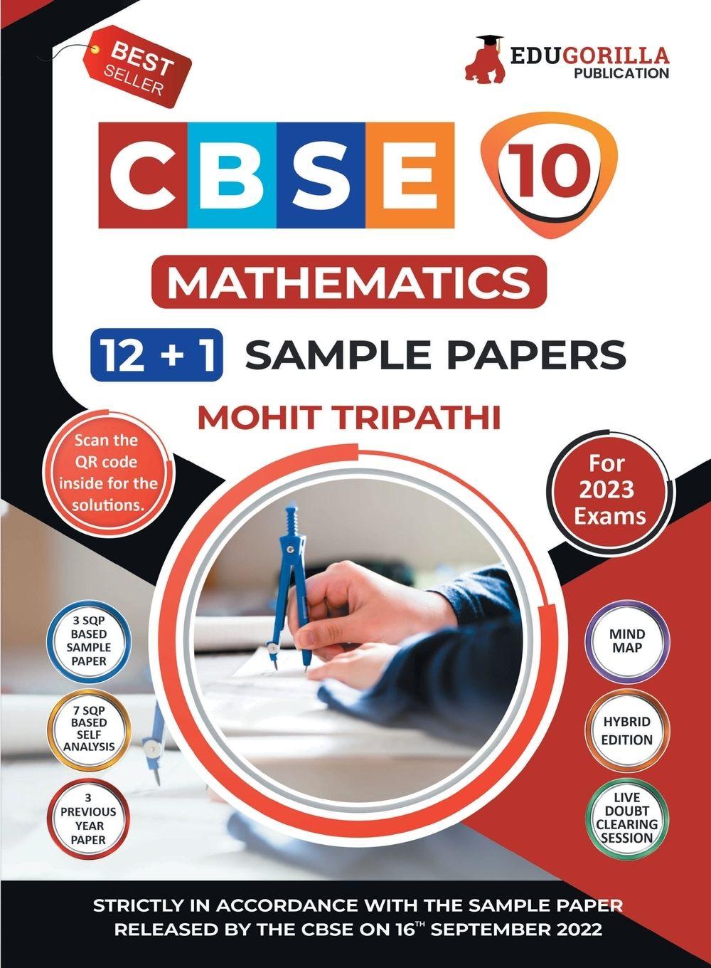 Vorderes Coverbild CBSE Class X - Mathematics Sample Paper Book | 12 +1 Sample Paper | According to the latest syllabus prescribed by CBSE