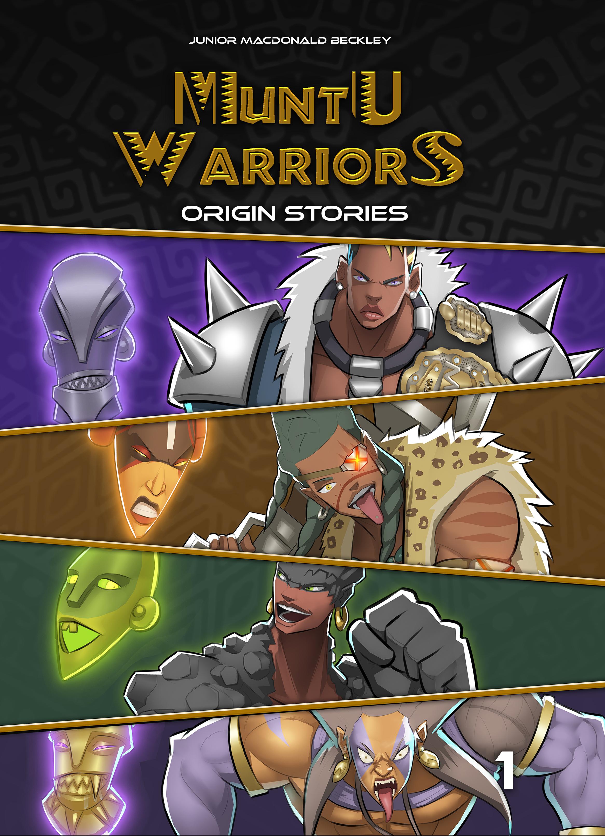 Vorderes Coverbild Muntu Warriors, Origin Stories, Volume 1