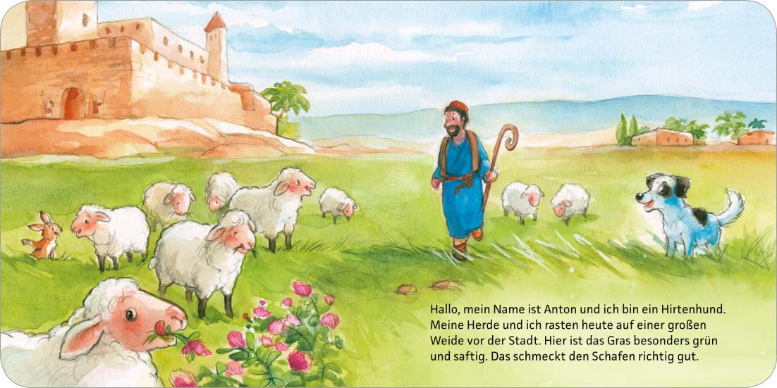 Beispielinhalt (Bild) Anton, erzähl mir was! Das verlorene Schaf