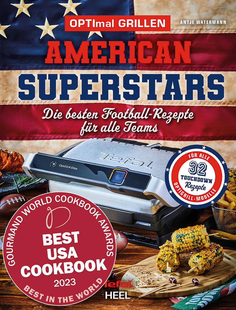 Vorderes Coverbild OPTImal Grillen - American Superstars