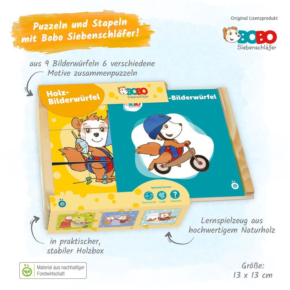 Beispielinhalt (Bild) Trötsch Bobo Siebenschläfer Bilderwürfel Puzzle