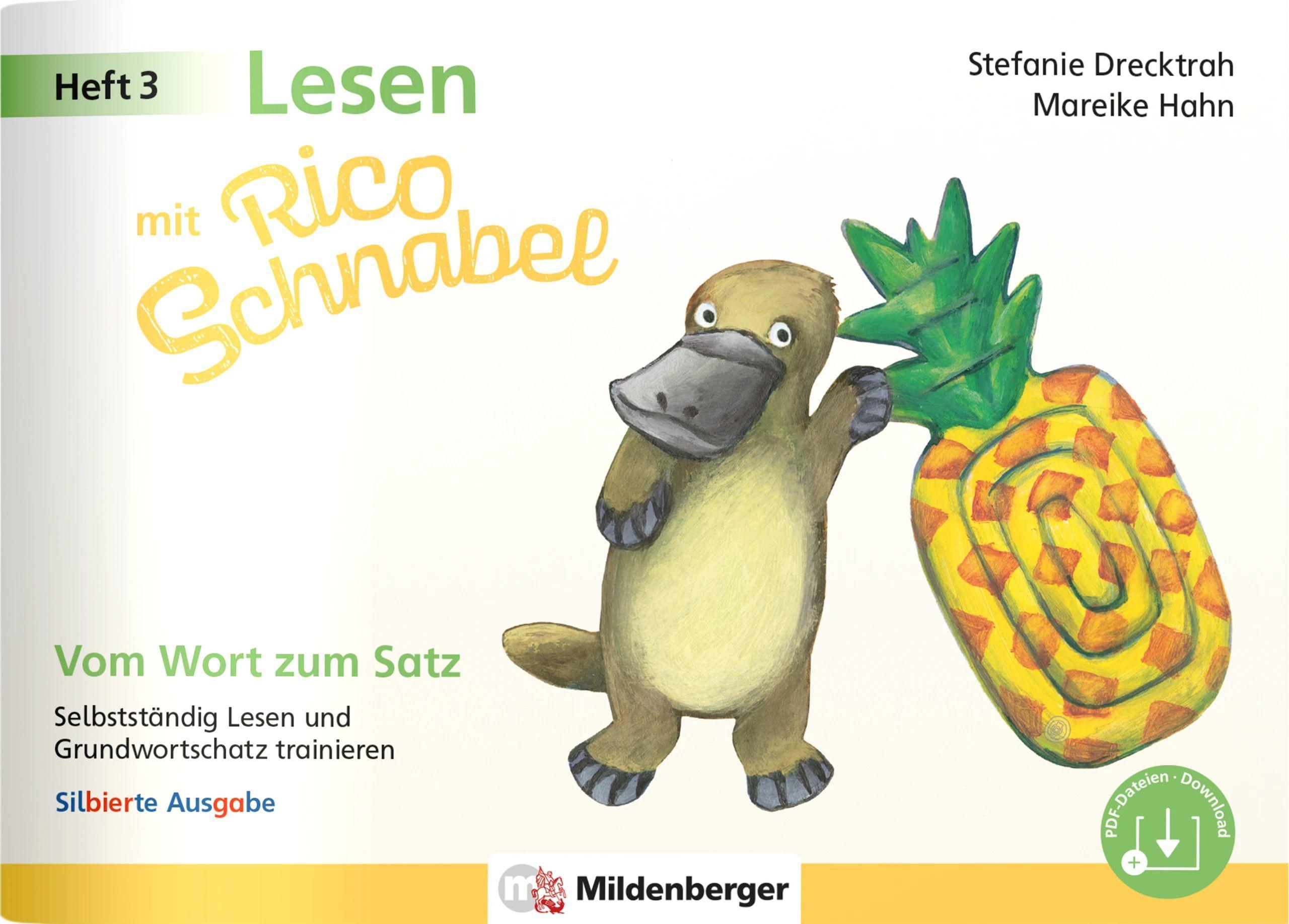 Vorderes Coverbild Lesen mit Rico Schnabel, Heft 3: Vom Wort zum Satz - silbierte Ausgabe