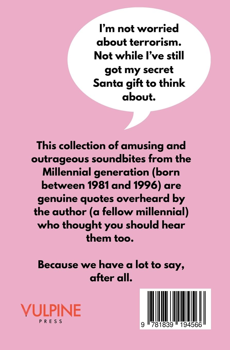 Rückseitencover Millennials Overheard