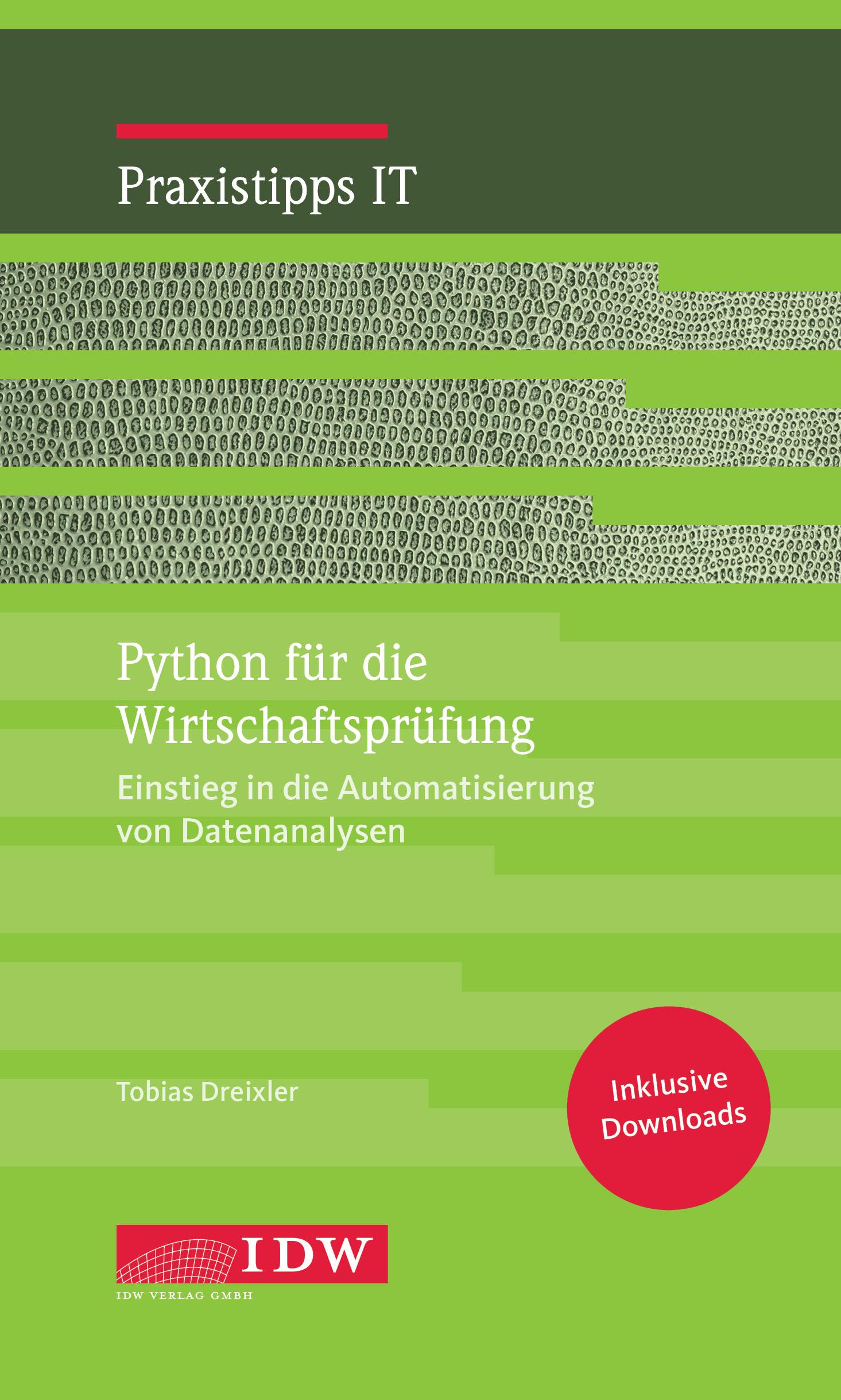 Vorderes Coverbild Python für die Wirtschaftsprüfung