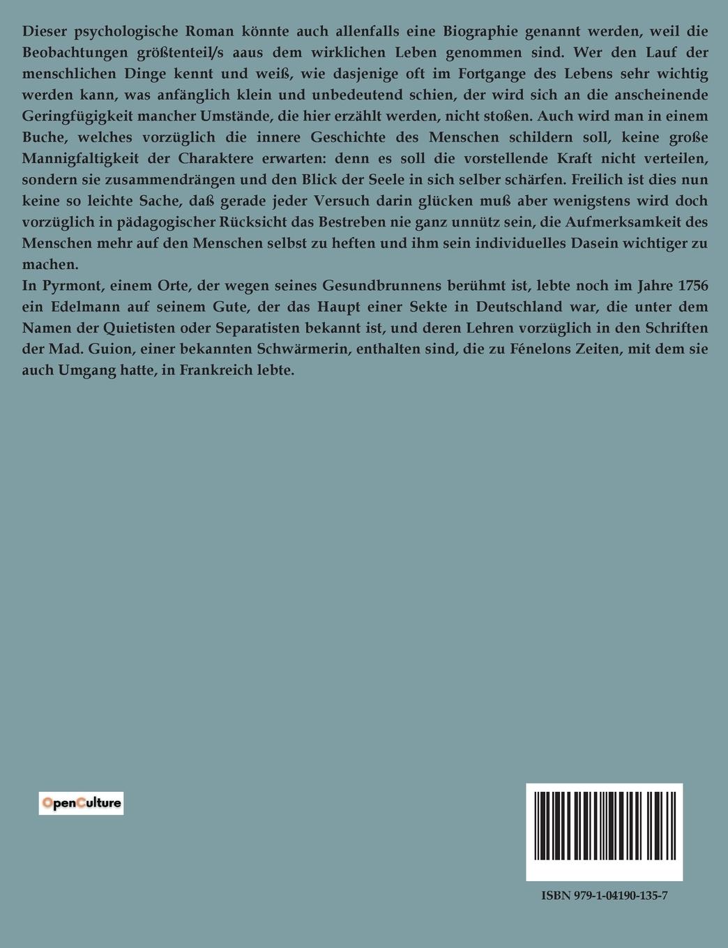 Rückseitencover Anton Reiser