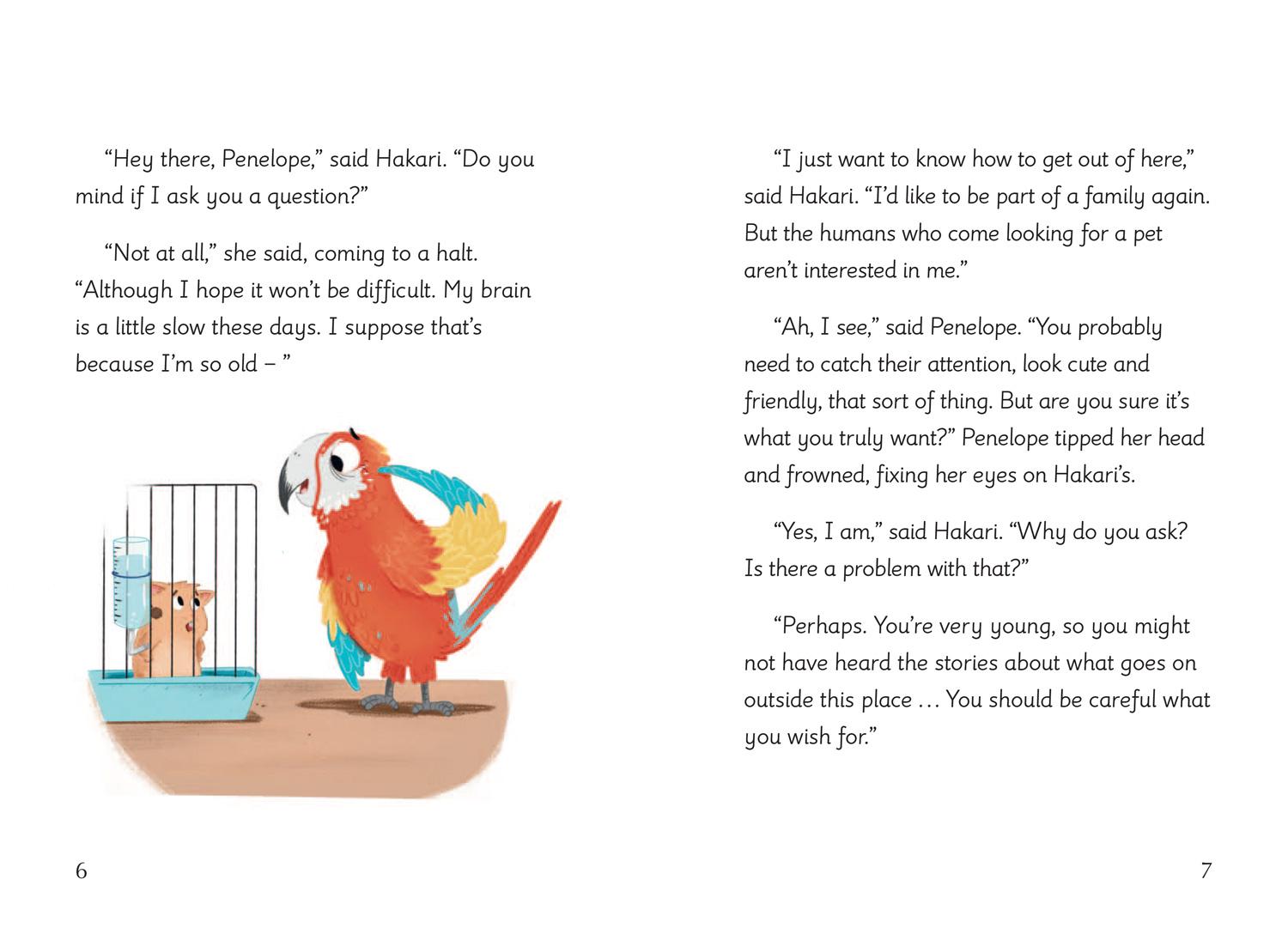 Beispielinhalt (Bild) Hakari and the Great Secret