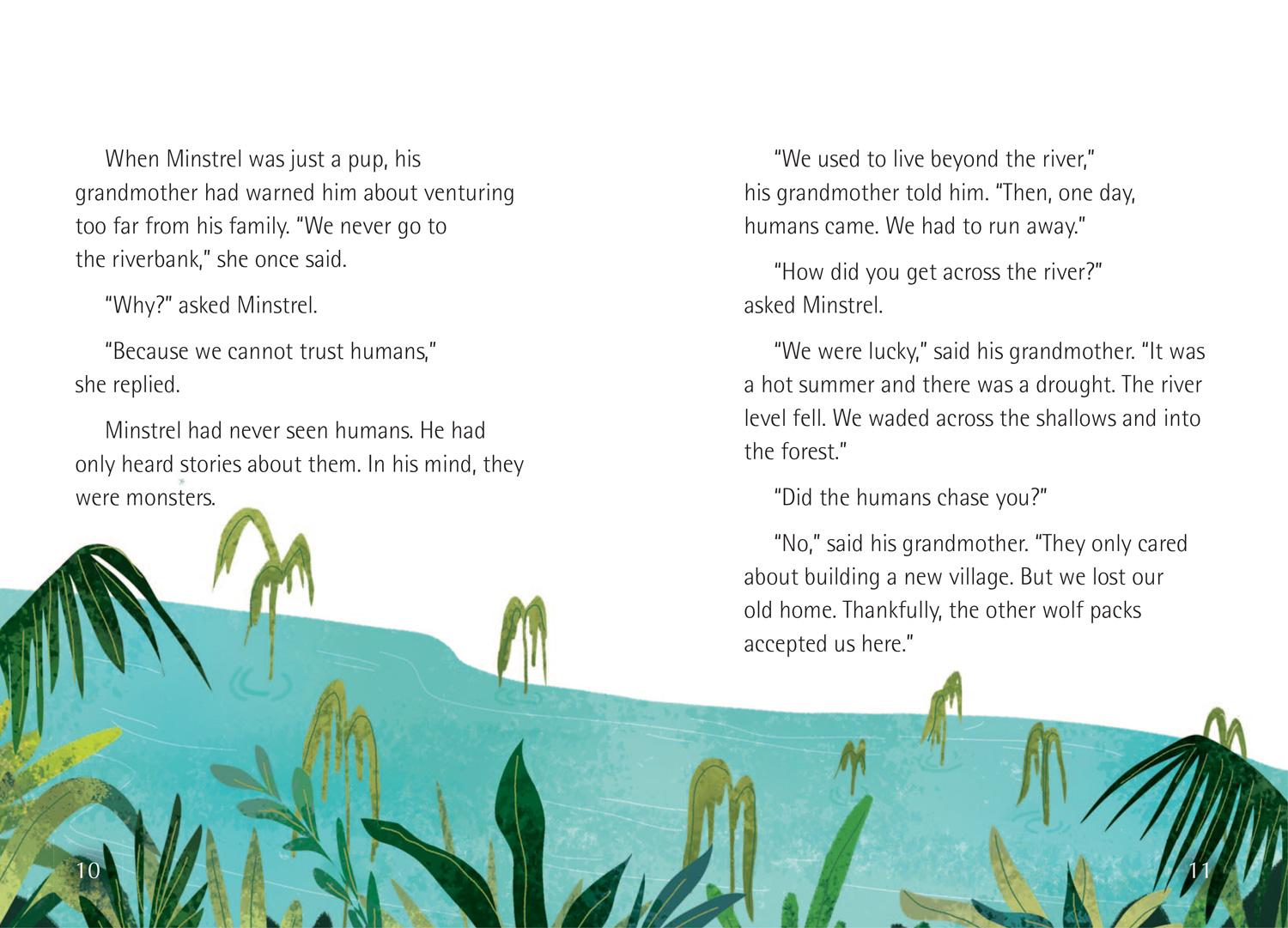 Beispielinhalt (Bild) The Wolf Who Cried Boy