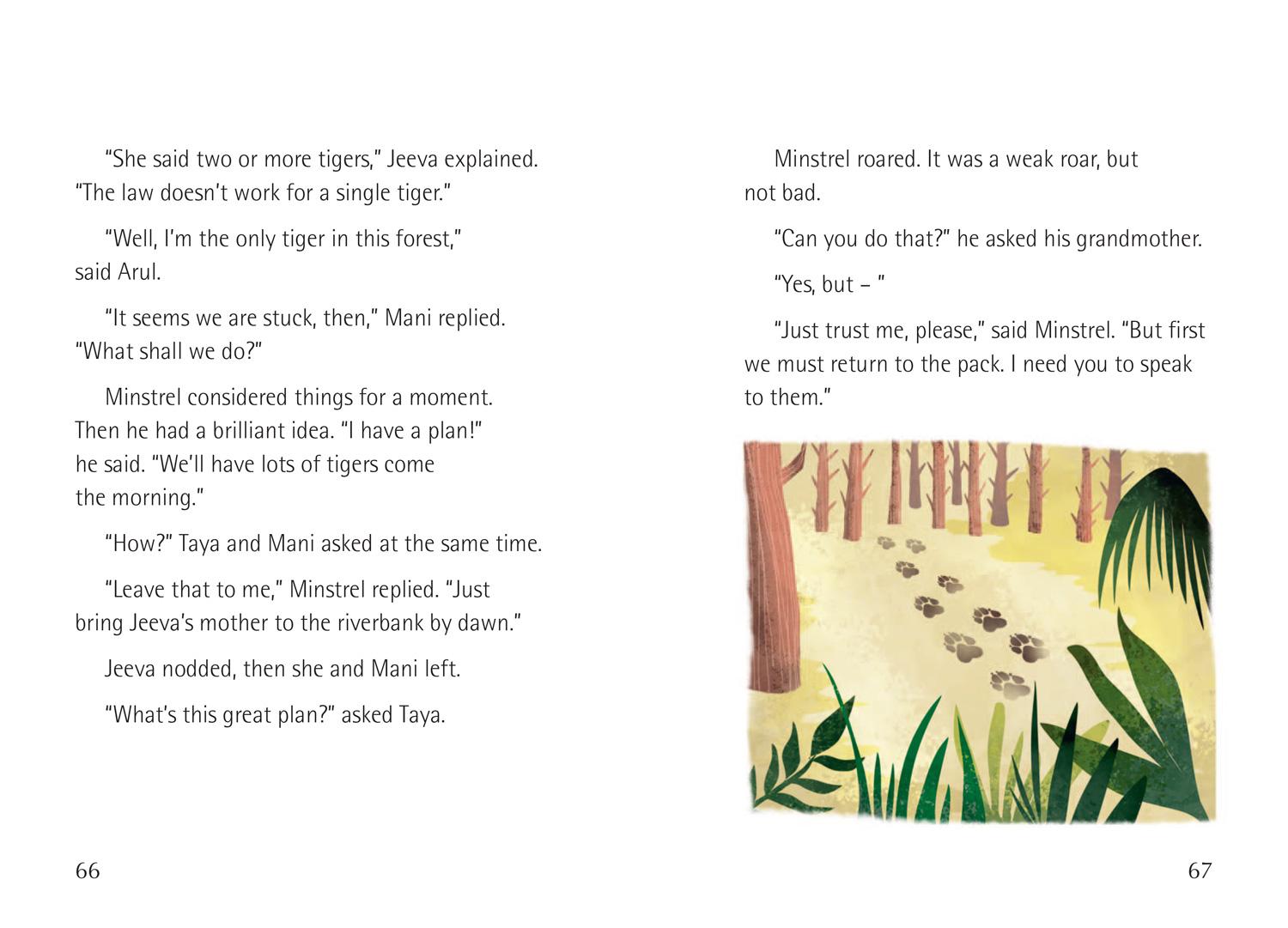 Beispielinhalt (Bild) The Wolf Who Cried Boy