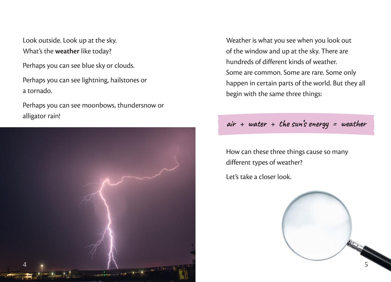 Beispielinhalt (Bild) Moonbows and Alligator Rain