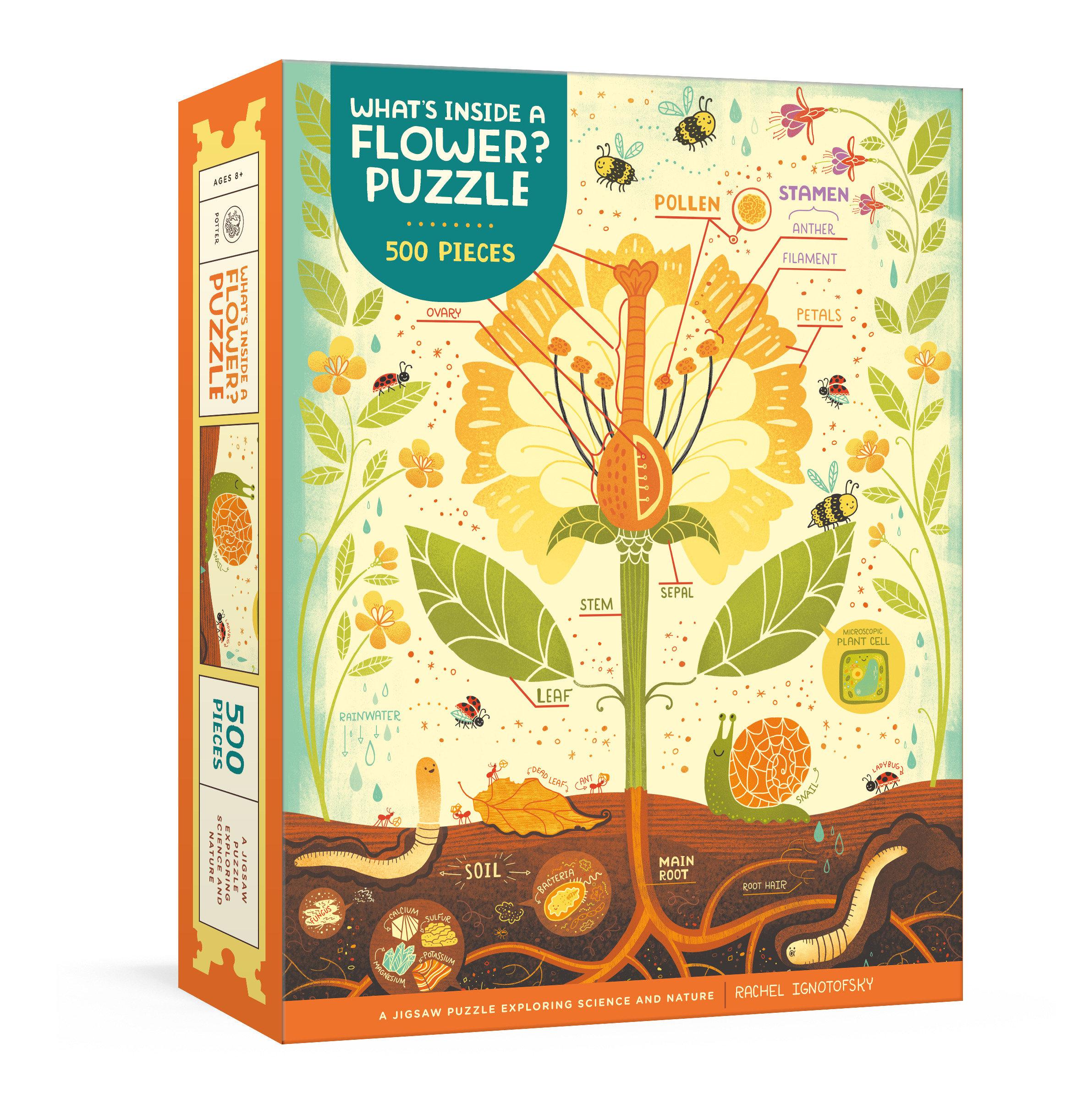 Vorderes Coverbild What's Inside a Flower? Puzzle