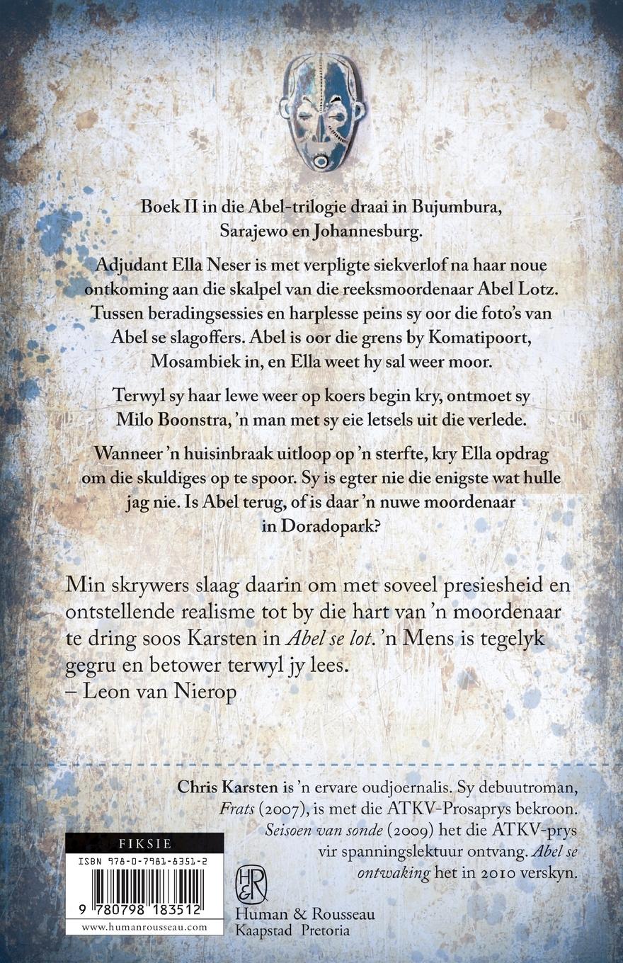 Rückseitencover Abel se lot