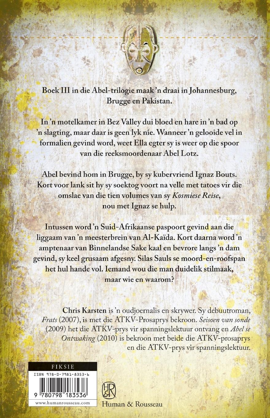 Rückseitencover Die afreis van Abel Lotz