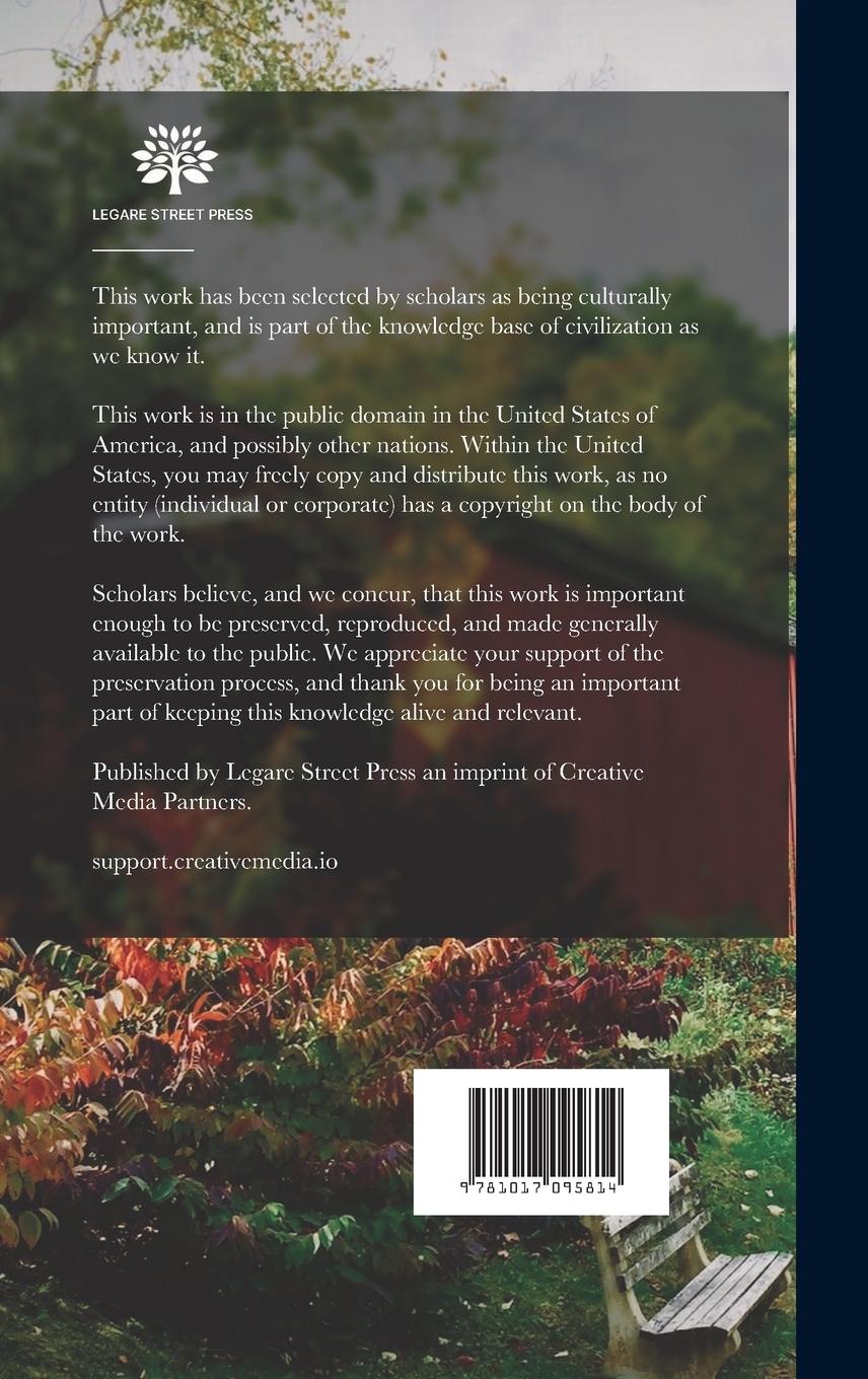 Rückseitencover Annals of the Town of Dorchester