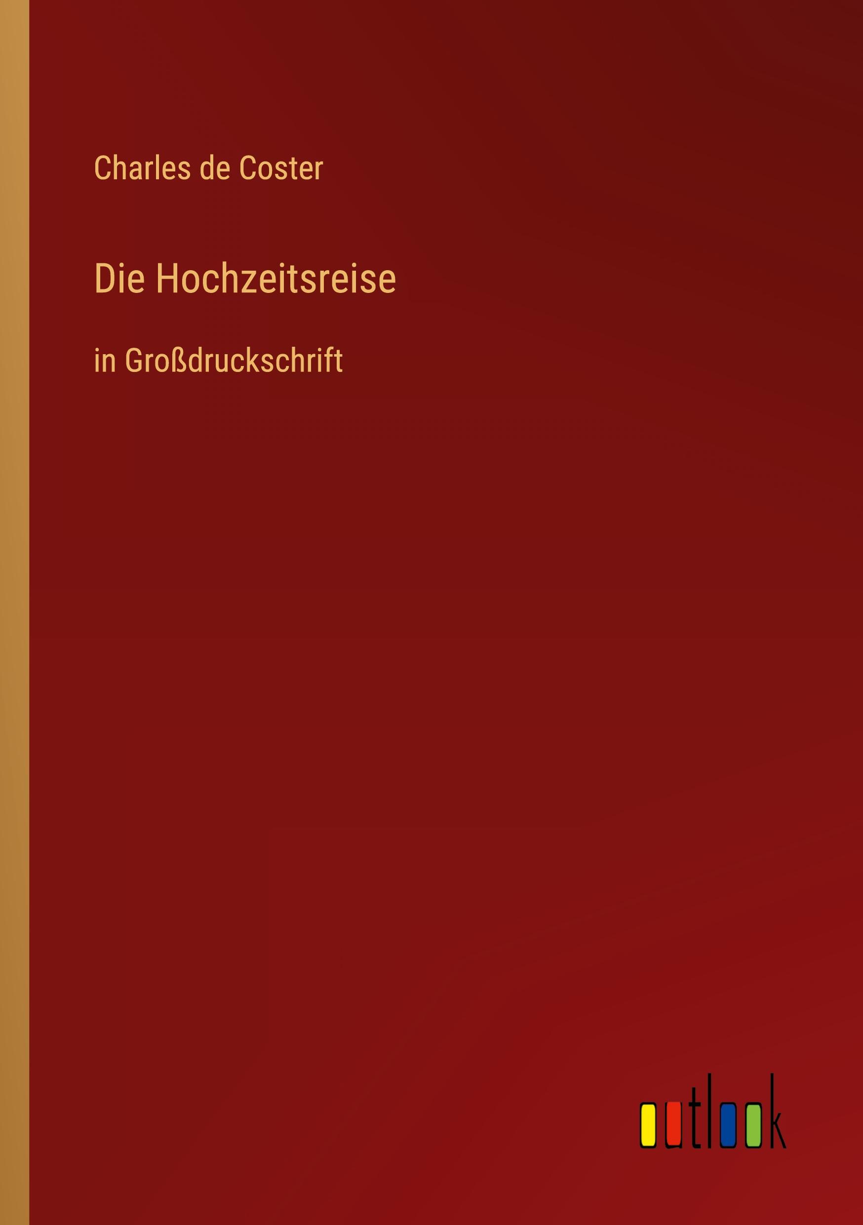 Vorderes Coverbild Die Hochzeitsreise