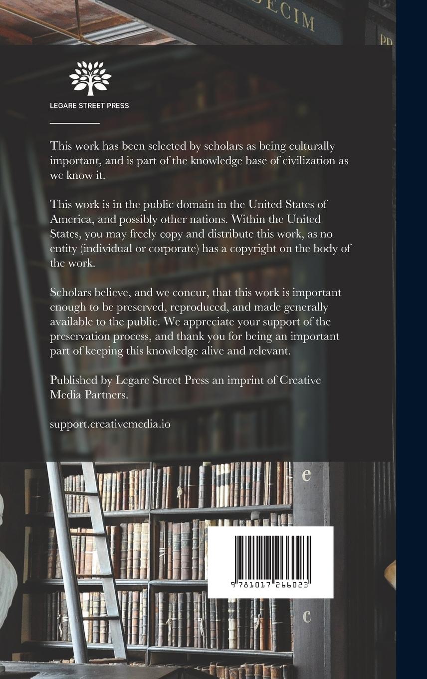 Rückseitencover The Organon: Or Logical Treatises Of Aristotle: With The Introduction Of Porphyry; Volume 1