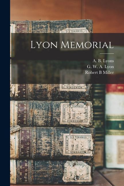 Vorderes Coverbild Lyon Memorial