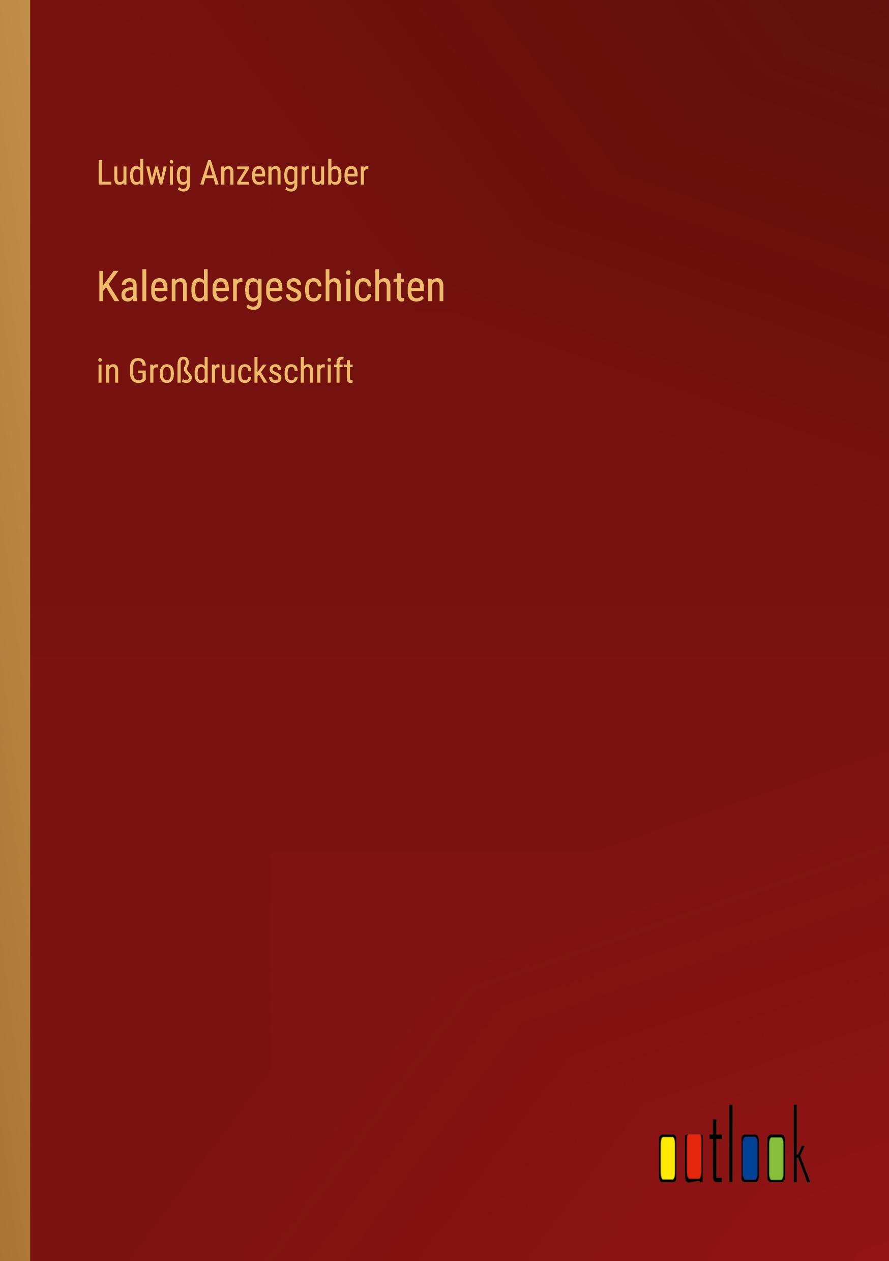 Vorderes Coverbild Kalendergeschichten