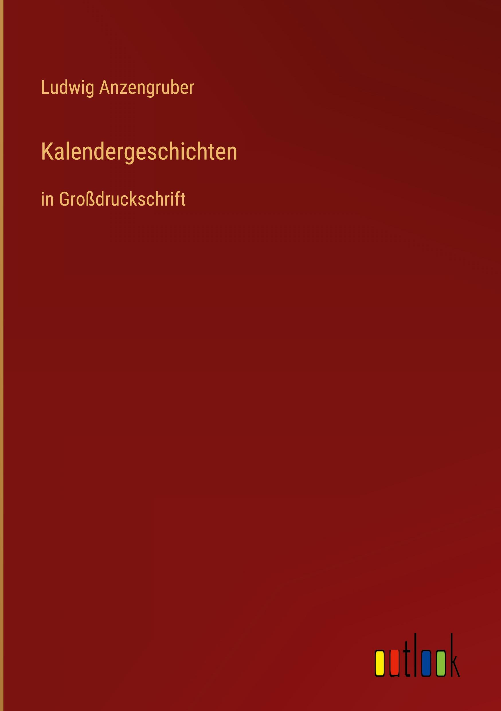 Vorderes Coverbild Kalendergeschichten