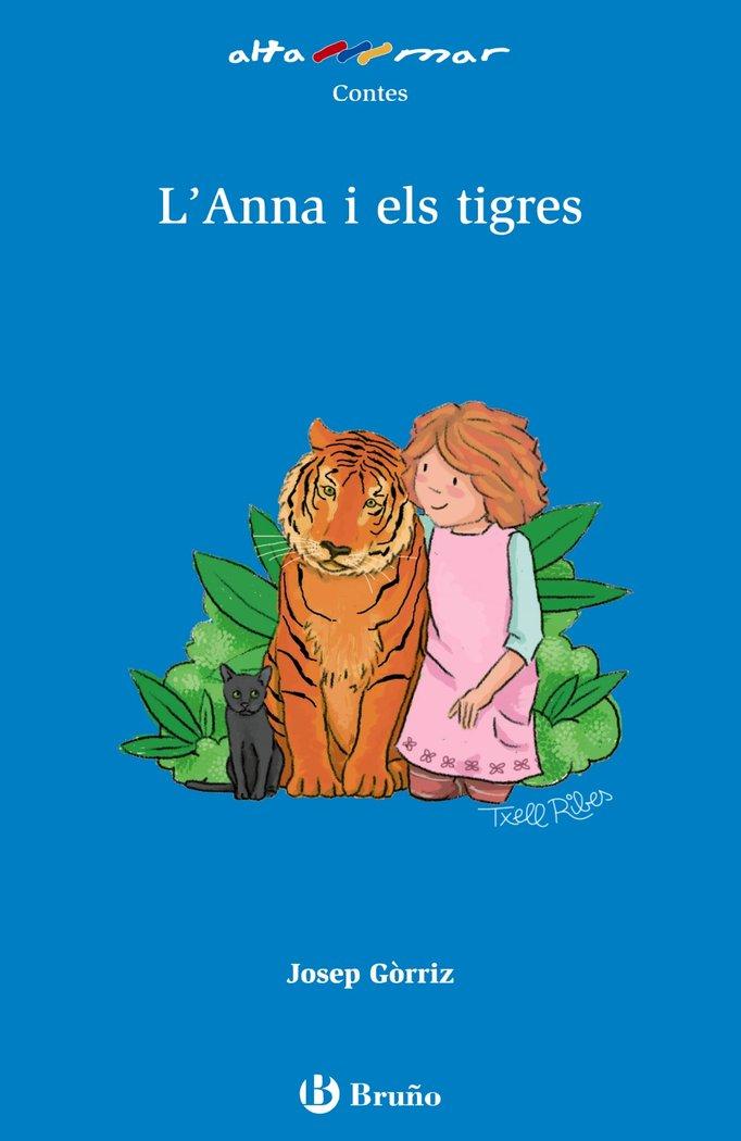 Vorderes Coverbild L'anna i els tigres, 1 educación primaria, libro de lectura del alumno