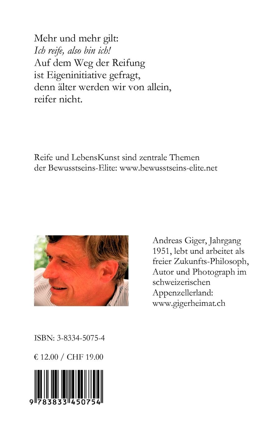 Rückseitencover Reife