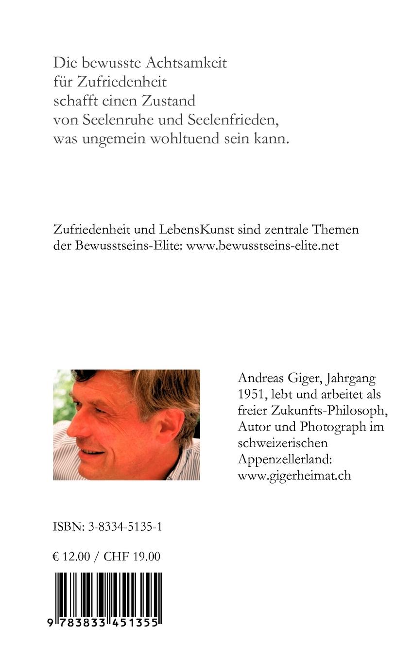 Rückseitencover Zufriedenheit