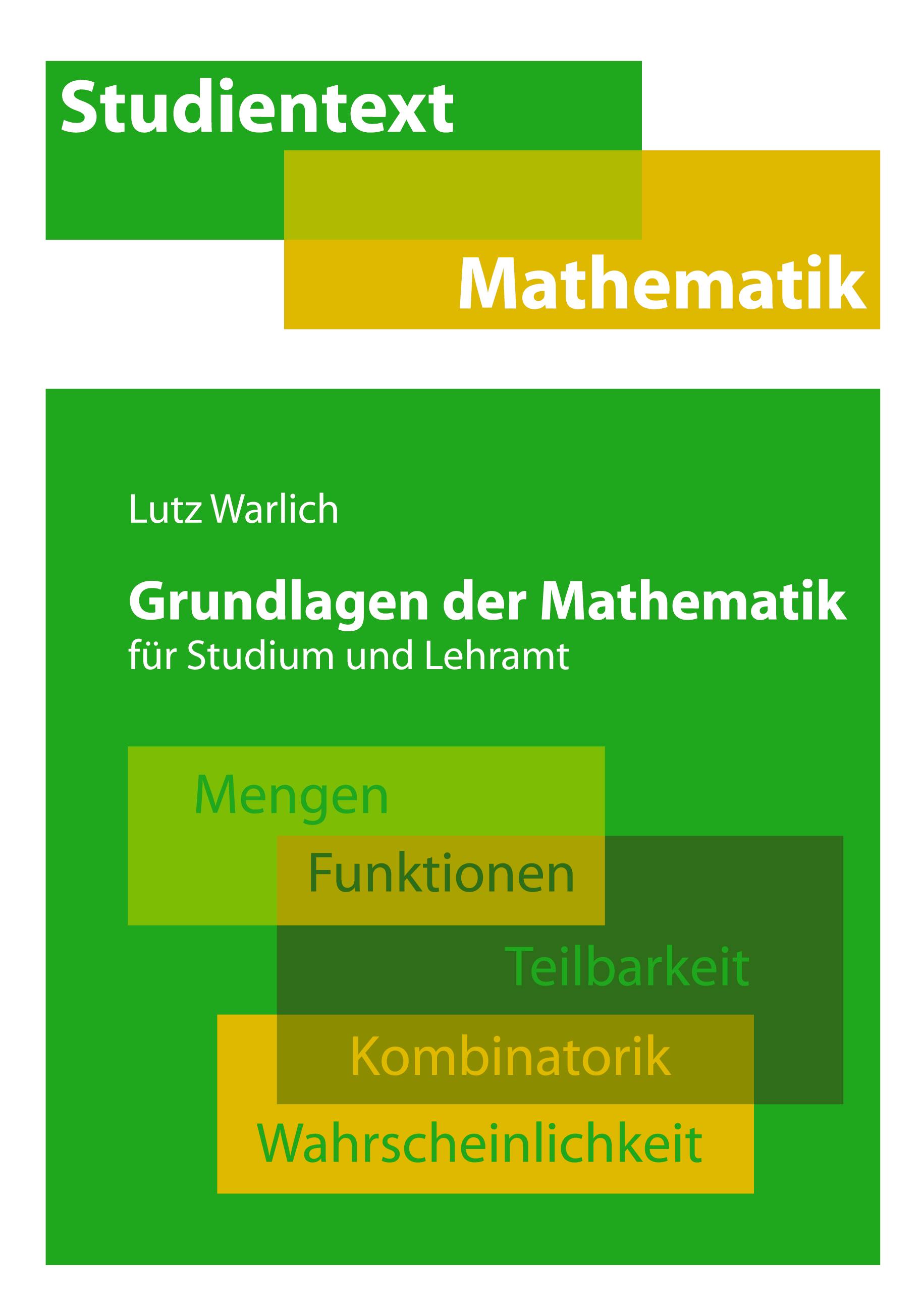 Vorderes Coverbild Grundlagen der Mathematik für Studium und Lehramt