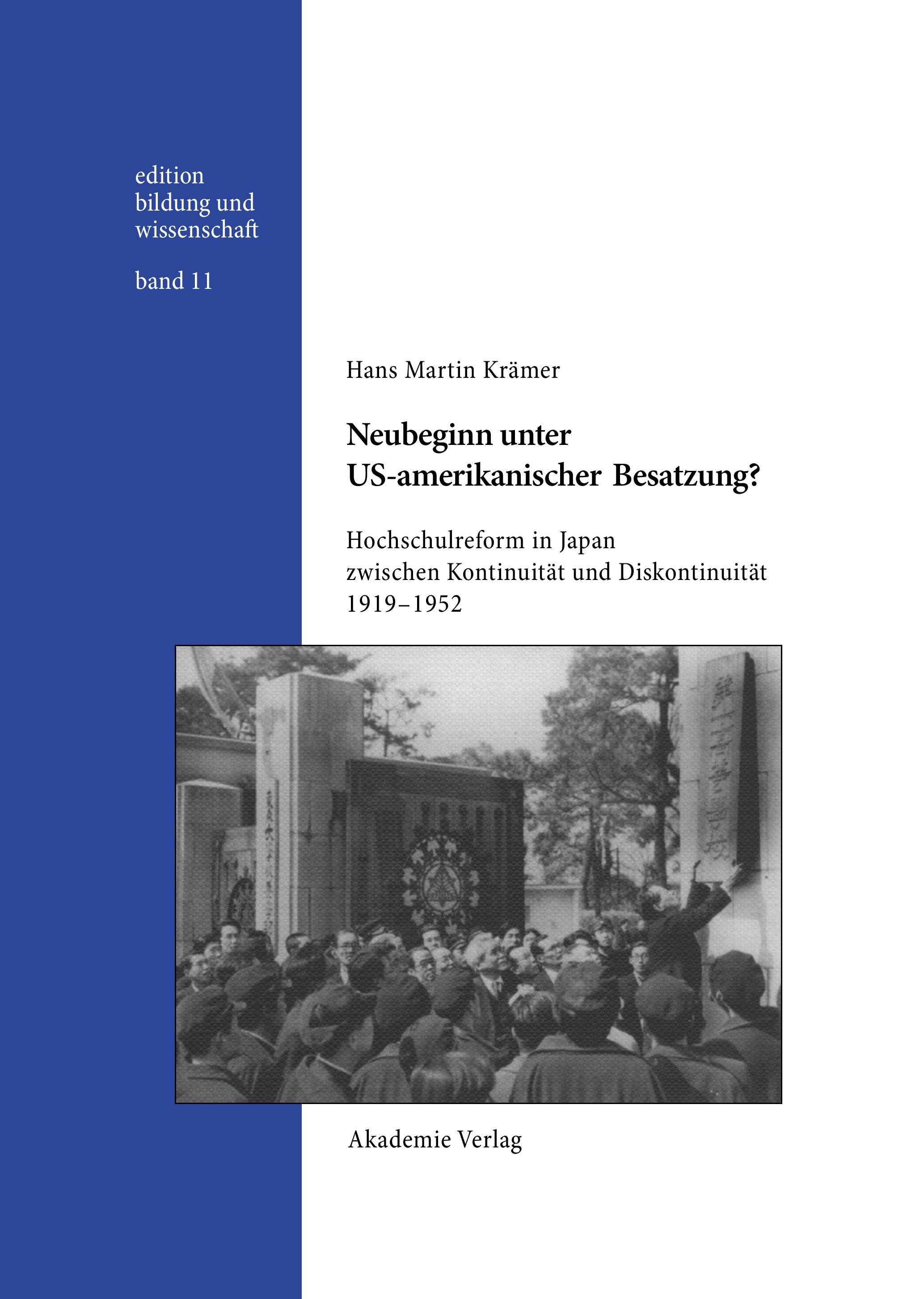 Vorderes Coverbild Neubeginn unter US-amerikanischer Besatzung?